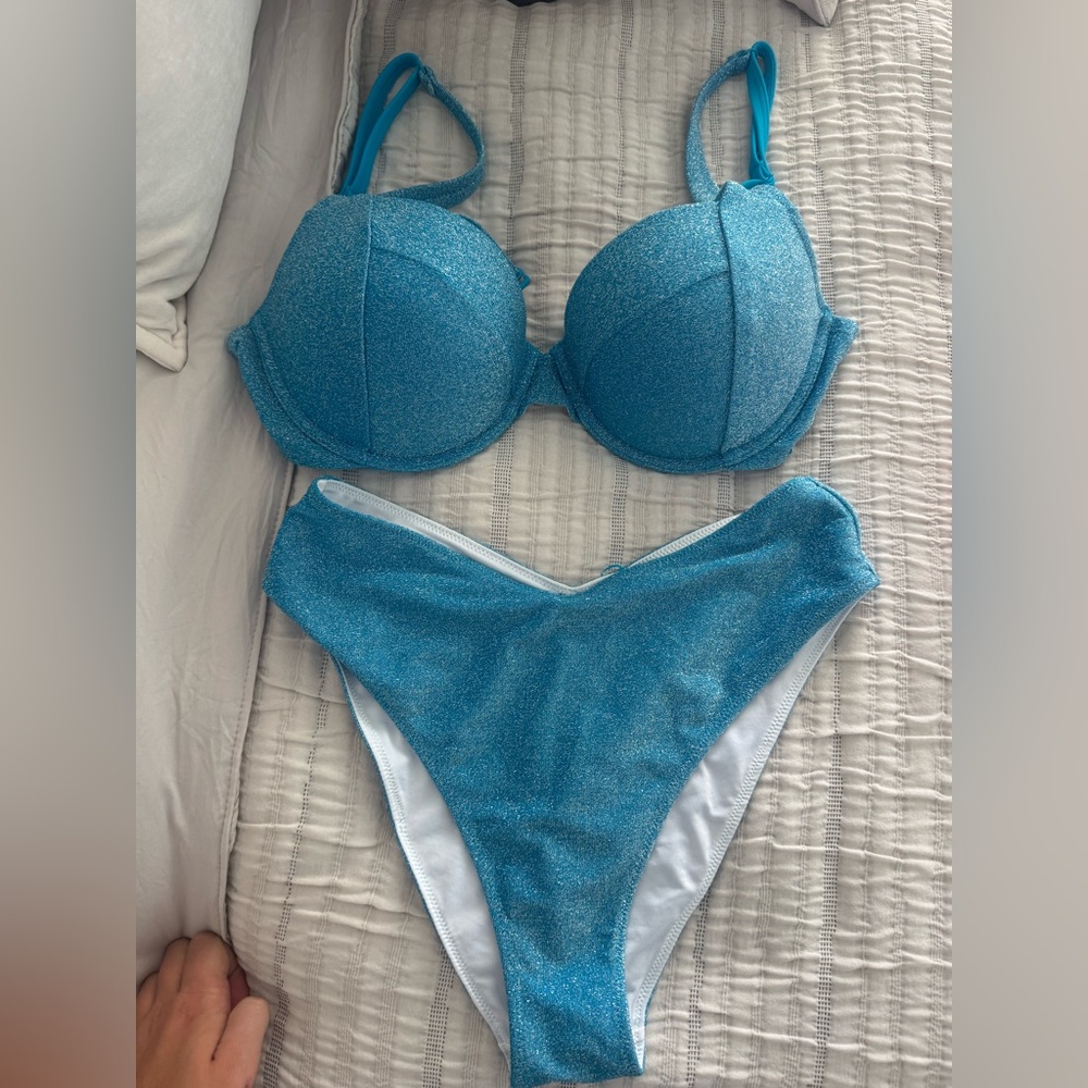 VS Sparkling Blue Bikini Set